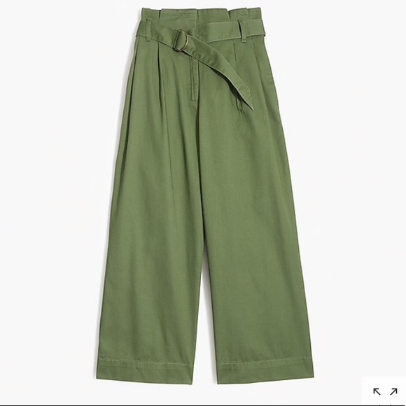 NWT J.Crew Wide-Leg Crop Pant - Picture 3 of 4